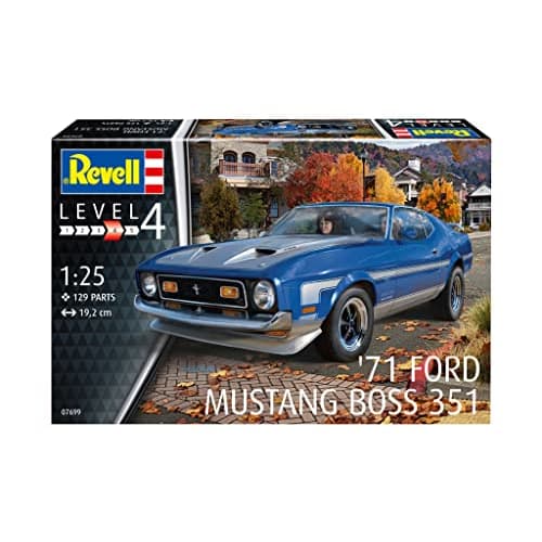 German Revell 1/25 71 Mustang Boss 351 Plastic Model 07699