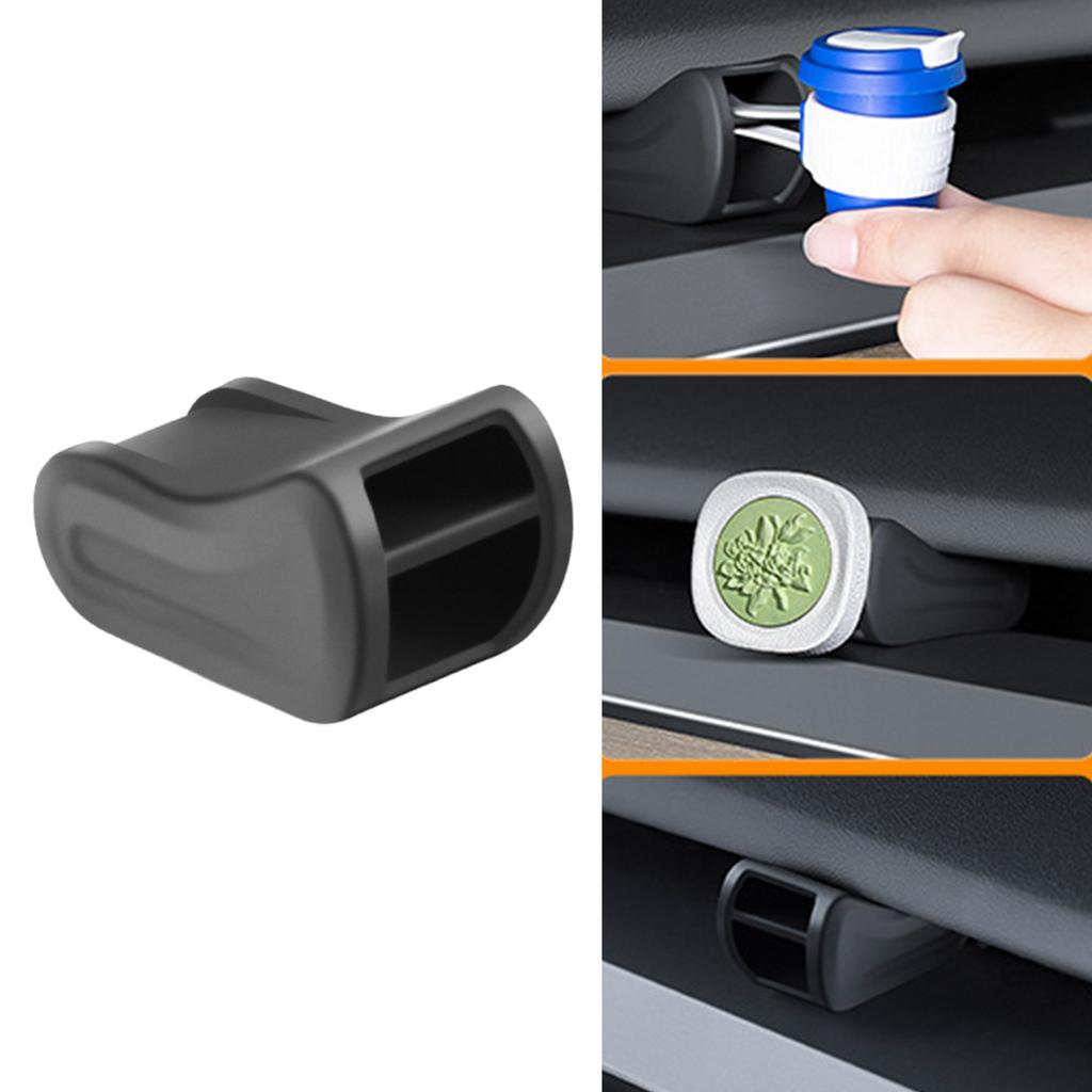 Air Vent Mount Clip 360 Degree Rotatable Designs ABS Air Vent Converter Clip Vehicle Accessories Simple to Use for Tesla