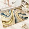 Imitation Cashmere Bathroom Floor Mat Toilet Toilet Toilet Door Absorbent Foot Mat Household Quick-drying Carpet