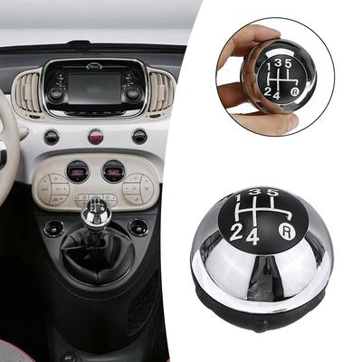 Replacement 5 Speed Gear Knob for Fiat 500 and 500C Models from 2007 To 2018