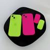 Neon Fluorescent Color Holder Stand Phone Case For Iphone 13 12 11 Pro Xr X Xs Max Luxury Lovely Cute Soft Back Cover Case