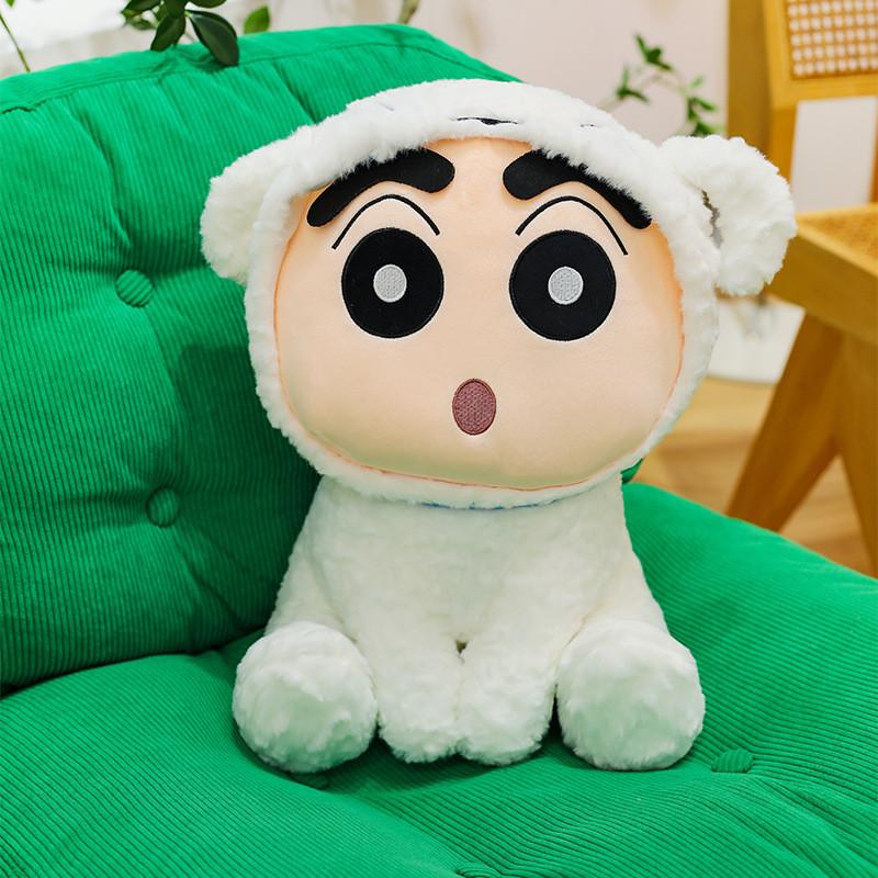 

Crayon Shinchan Cute Dog Plush Toy With Pp Cotton Filling For Kids And Collectors 30cm