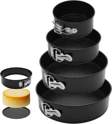 Round Cake Mould Removable Bottom Leakproof Round Cake Pan Bakeware Non-Stick Metal Bake Mould Kitchen Accessories Baking Tools