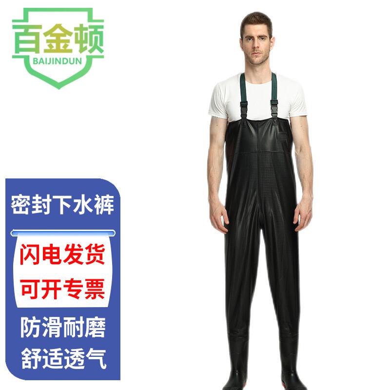 Baijindun PVC Chest Waders with Suspenders 45