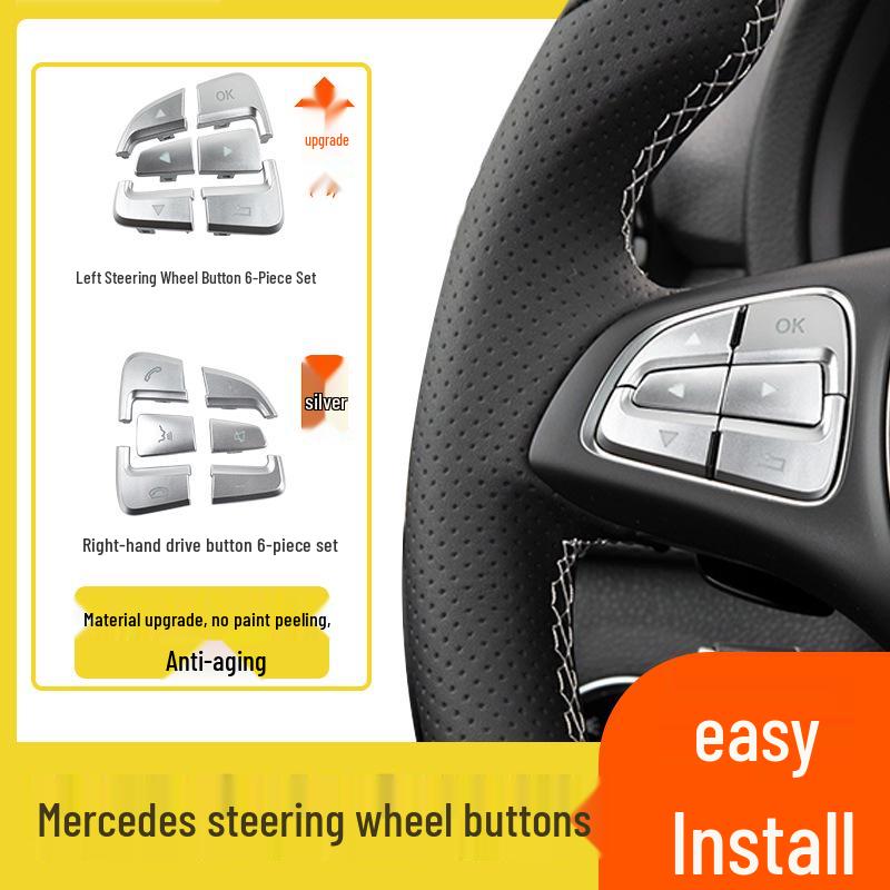 Mercedes-Benz Steering Wheel Buttons for GLS, GLE, A, B, and V Class - Multifunctional Switches W292