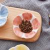 Japanese Style Flower Design Seasoning Dish Soy Sauce Vingar Bowl Salad Dressing Plate Ceramic Kitchen Tableware Small Plate