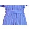Summer Women's Dress Fashion Striped Short Sleeve Loose Midi Dresses