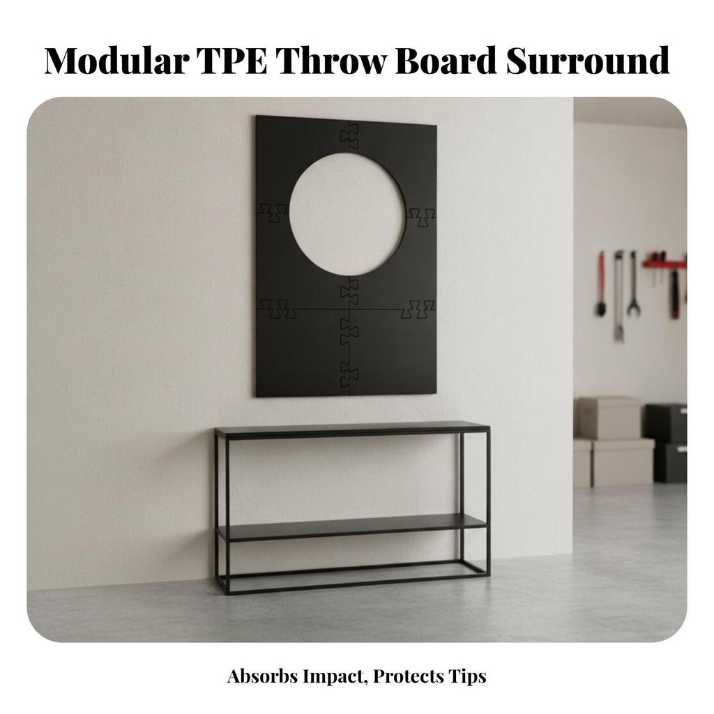6 Pieces Throw Board Wall Protector Interlocking Sporting Goods Space-Saving