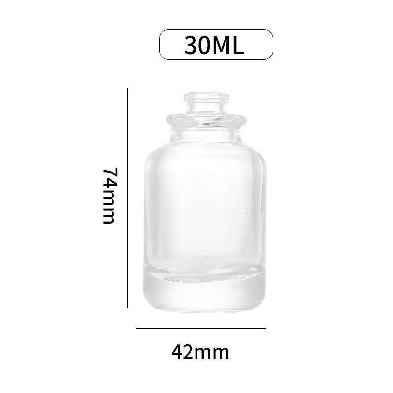 Portable Cylindrical Glass Spray Bottle - 30ml, 50ml, 100ml