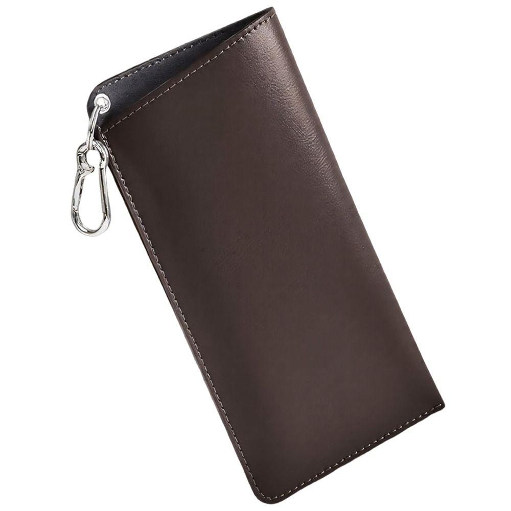 Solid Color Sunglasses Storage Bag with Keyring Hanging Sunglasses  Eyewear Accessories