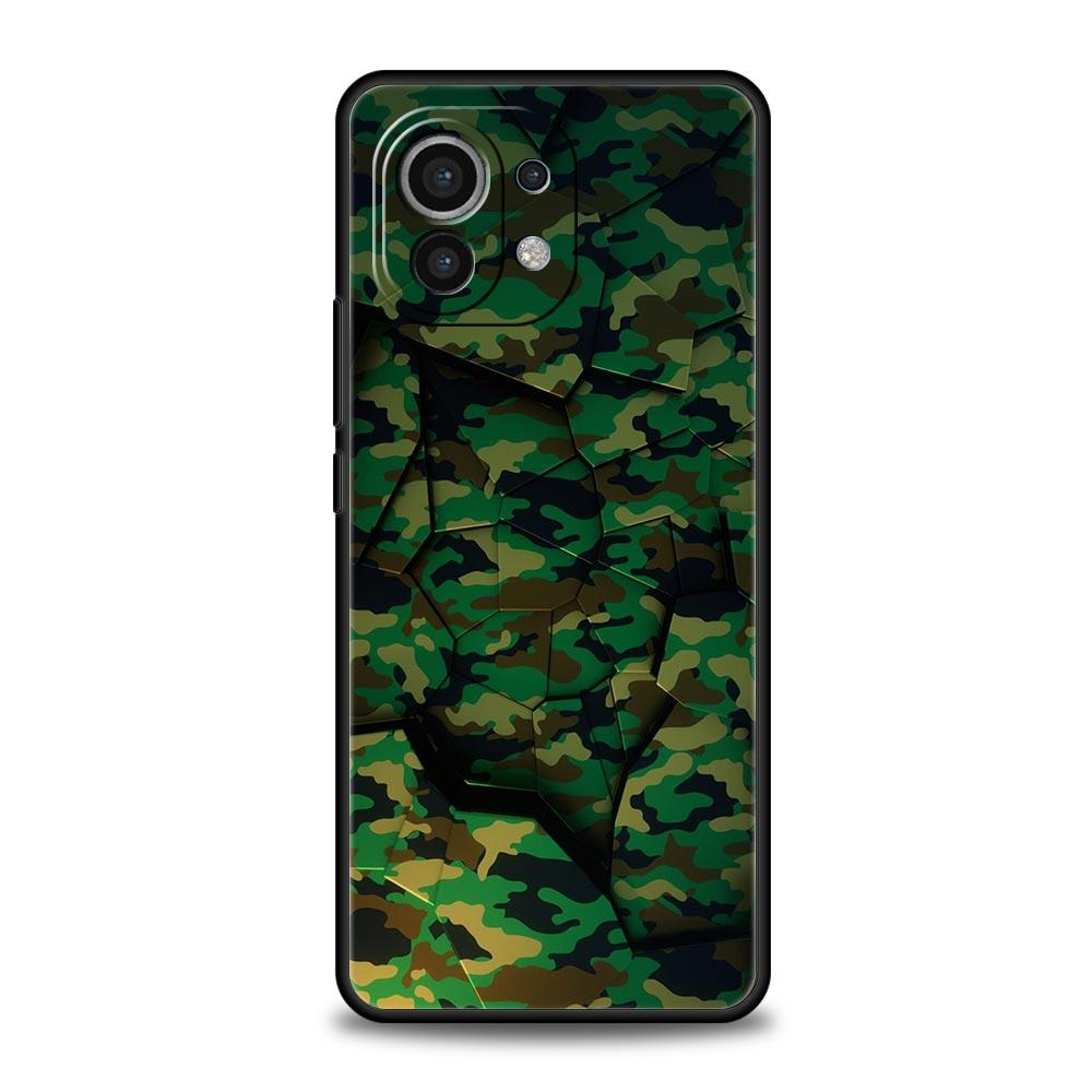 Handyhülle für Xiaomi Mi 15 14 14T 13T 12T Pro 12 13 11 Lite 5G 11T X6 X5 Pro Weiche TPU-Hülle Camouflage Camo Militär Armee