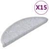 Vidaxl Nakładki Na Schody, 15 Szt., 56 X 17 X 3 Cm, Jasnoszare