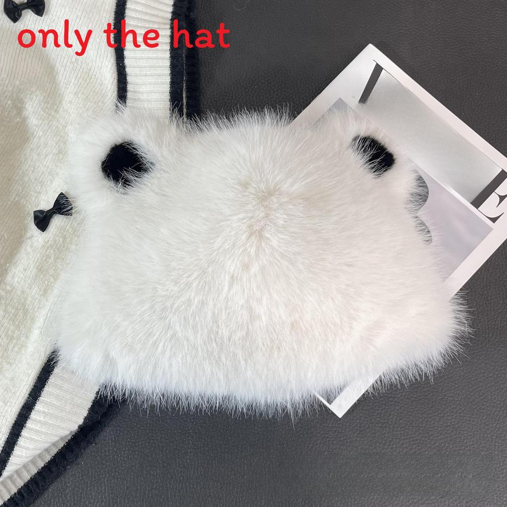 

Plush Winter Hat For Women With Warmth And Windproof Comfort Ivory