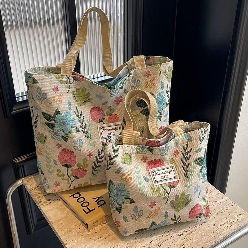 Mini Canvas Crossbody Tote Bag for Women - Large Capacity Handbag for College Students and Commuters