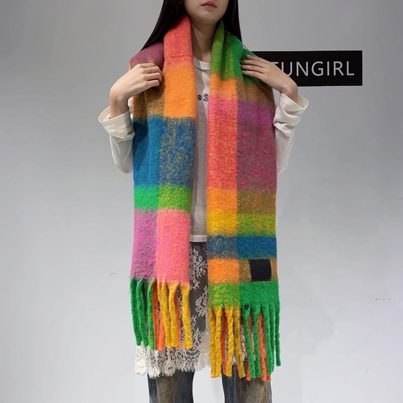 Szalik imitujący kaszmir w stylu koreańskim: Miękkie, ciepłe, modne i uniwersalne dla kobiet