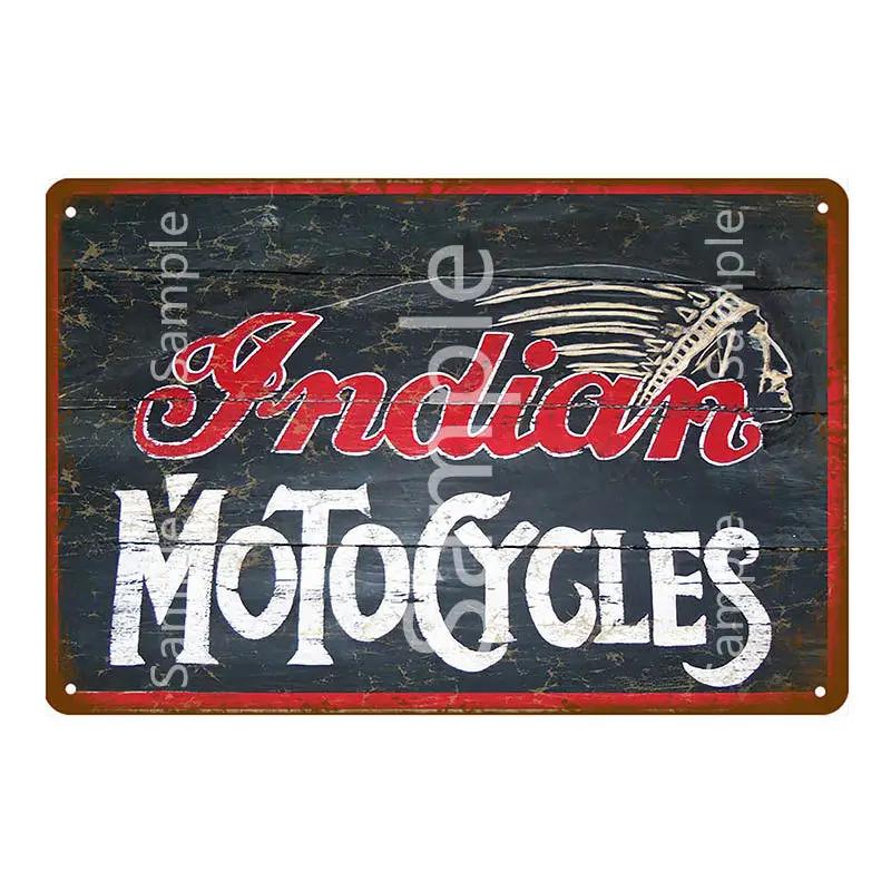 Retro Super Motor Metal Tin Signs Vintage Motorcycles Poster Motor Cycle Shop Plaque Pub Bar Garage Wall Decor 20x30cm YK144