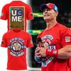 John Cena Wrestling Herren T-Shirt Sommer Outdoor Sport Fitness Unisex Tops Lässiges Rundhals Kurzarm T-Shirt Lässige Herrenkleidung