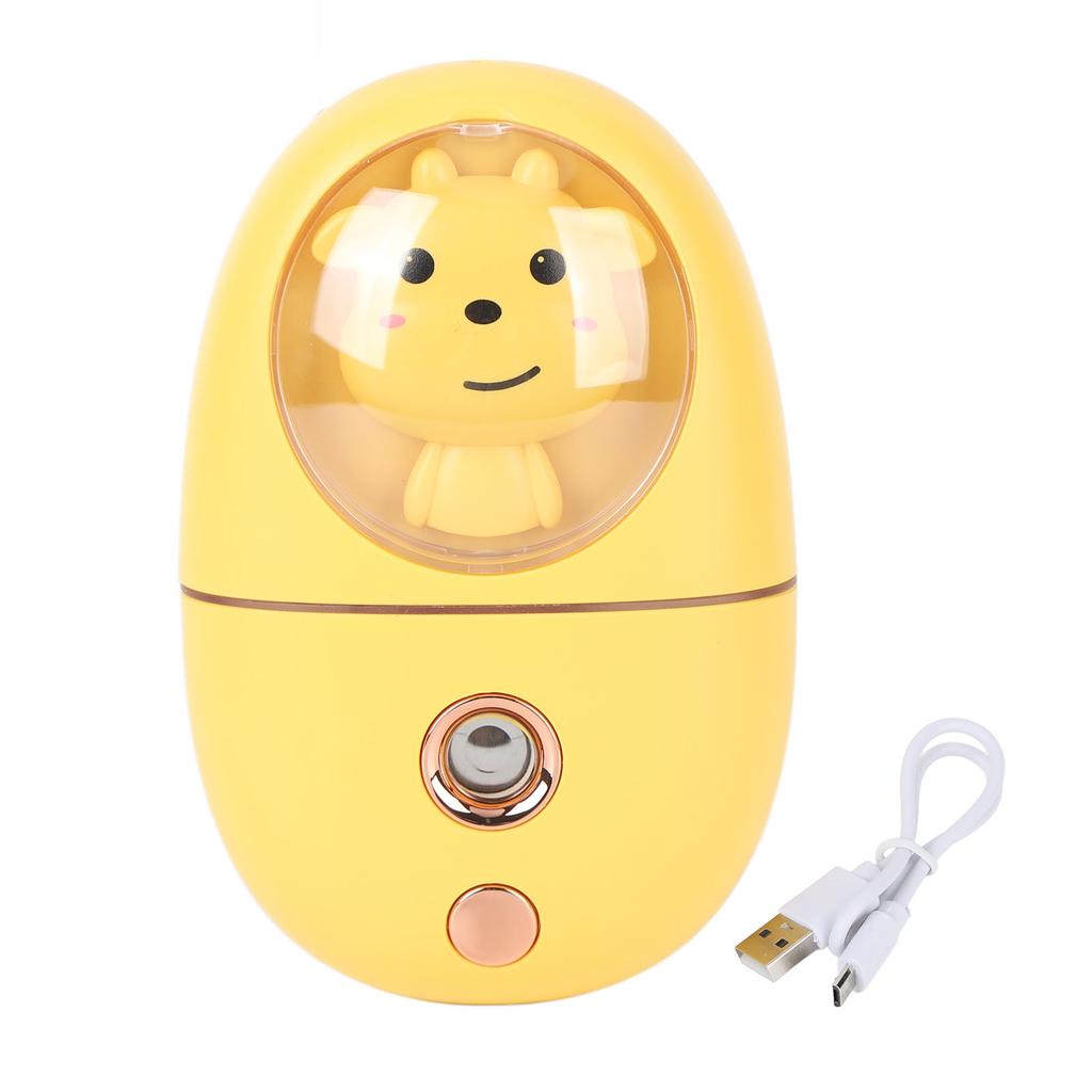 Cute Animal Facial Mist Sprayer USB Rechargeable Mini Eye Face Humidifier for Travelling 35ml