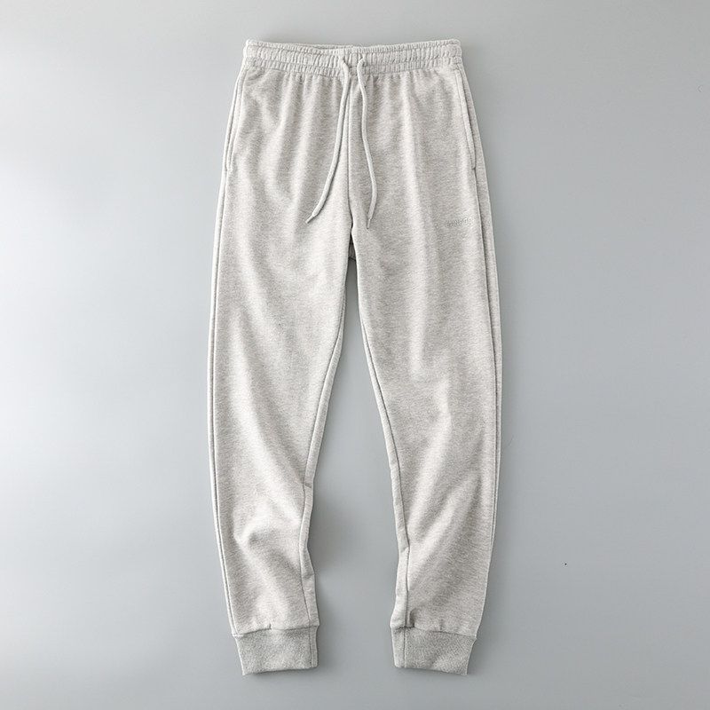 Knitted Terry Running Export Export Men s Sweat Pants Grey L