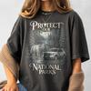 Protect Our National Parks Bear Shirt, Vintage Wildlife Forest Ranger Graphic Tee, Retro Nature Outdoor Aesthetic Top, Comfort Colors® Gift