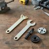 10mm Grinding Connection Adapter with Metal Lock Nut/Connecting Rod 5 in 1 Angle Grinder Adapter for Cutting Disc Wheel Adapter