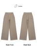 Women's American Retro Wide-Leg High-Waist Khaki Jeans - Versatile Plus Size, Autumn 2025 Collection