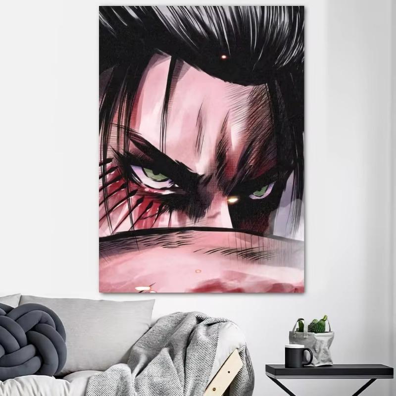 Attack on Titan Anime Imprimeuri Poster Autocolante de Perete Autocolante Imagini Pictură pe Pânză Living Decor Acasă
