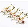 10Pcs Sequins Artificial Baits with Tackle Box Sequins Crankbait Spoon Baits Fishing Spinner Hard Baits Easy to Use