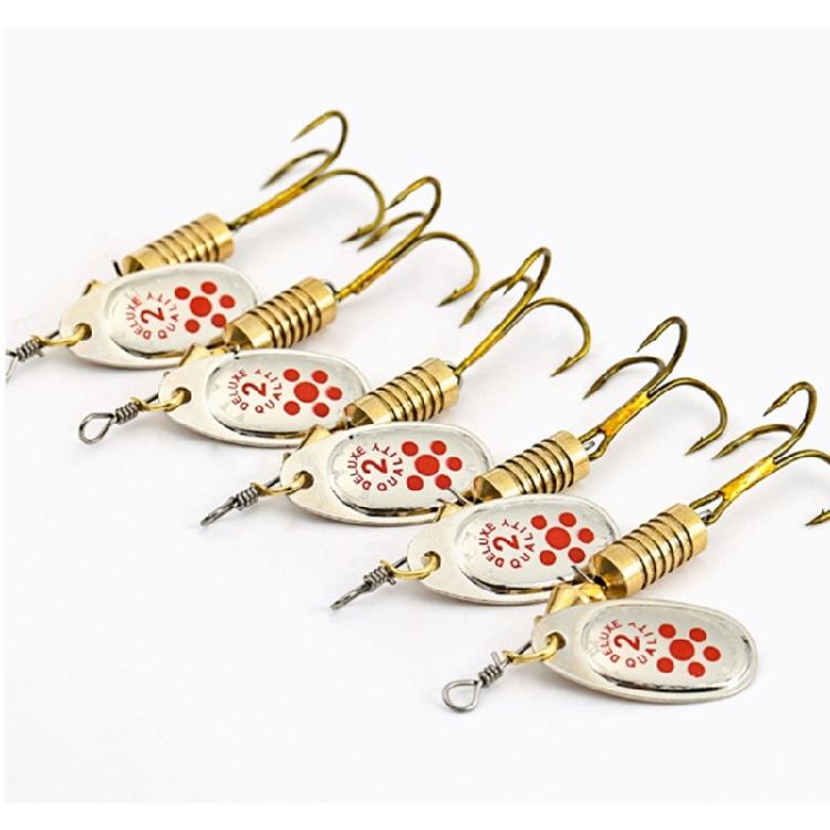 10Pcs Sequins Artificial Baits with Tackle Box Sequins Crankbait Spoon Baits Fishing Spinner Hard Baits Easy to Use