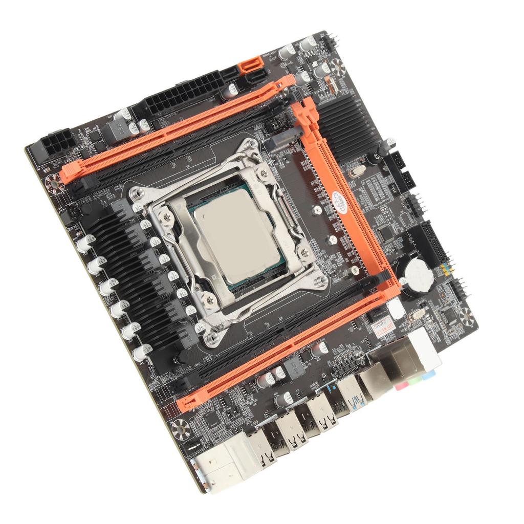 X99 P4 DDR4 Motherboard 6 Phase Power Supply Computer Mainboard with E5 2680V3 CPU for Desktop PC