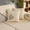 Vier Jahreszeiten rutschfeste bestickte Sofakissen Baumwollstoff Wohnzimmer Universal Leinen verdickt moderne einfache einfarbige Sofa Handtuch