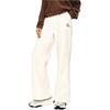 X Inner Child Collaboration Life Series Loose Warm Fleece Casual Knitted Sports Pants Women Bottoms Vanilla Cream 962448305-1