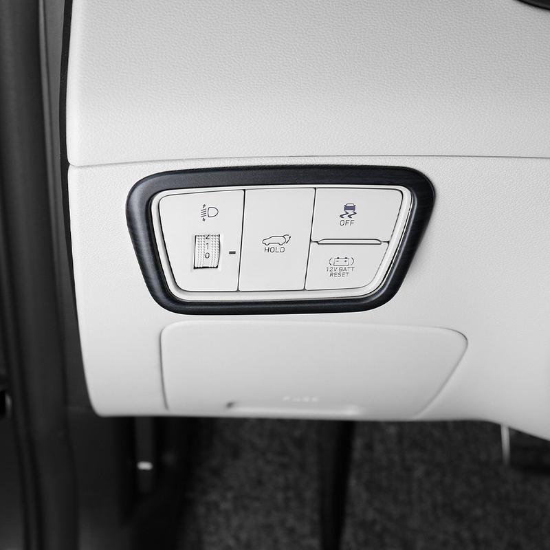 Auto Inner Headlight Head Lamp Adjustment Switch Button Cover For Hyundai Tucson NX4    2024 LHD