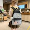 Schoolbag1011 New Plaid Versatile Backpack Large Capacity Cute High Value Schoolbag College Fresh Bag