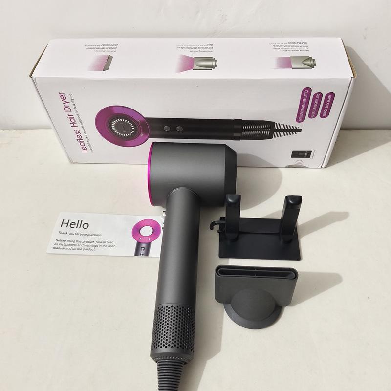 Mou Sen High-Speed Portable Hair Dryer with Hollow Bladeless Design & Negative Ion Care