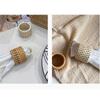 Hand-woven Technique Handwoven Rattan Napkin Rings Handmade Rattan Napkin Buckle  Wedding Party Use
