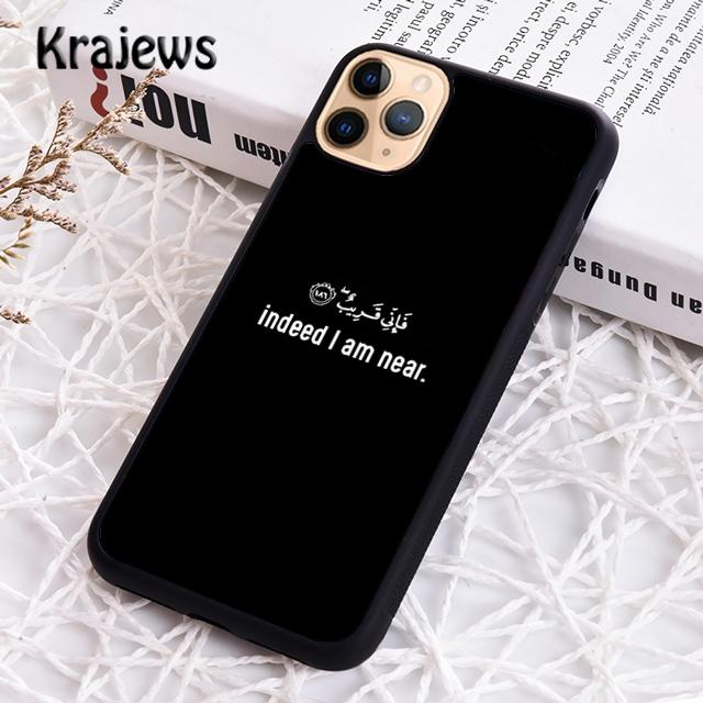 Krajews Islamic Muslim Soft Phone Case Cover For iPhone 17 Air 16 15 14 plus 11 12 13 pro max coque Shell Fundas