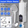 5500W IPX4 Heater Touch Control Instant Electric Water Heating Shower Set Mini LCD Digital Display Kitchen Bathroom Tankless Hot Water Faucet