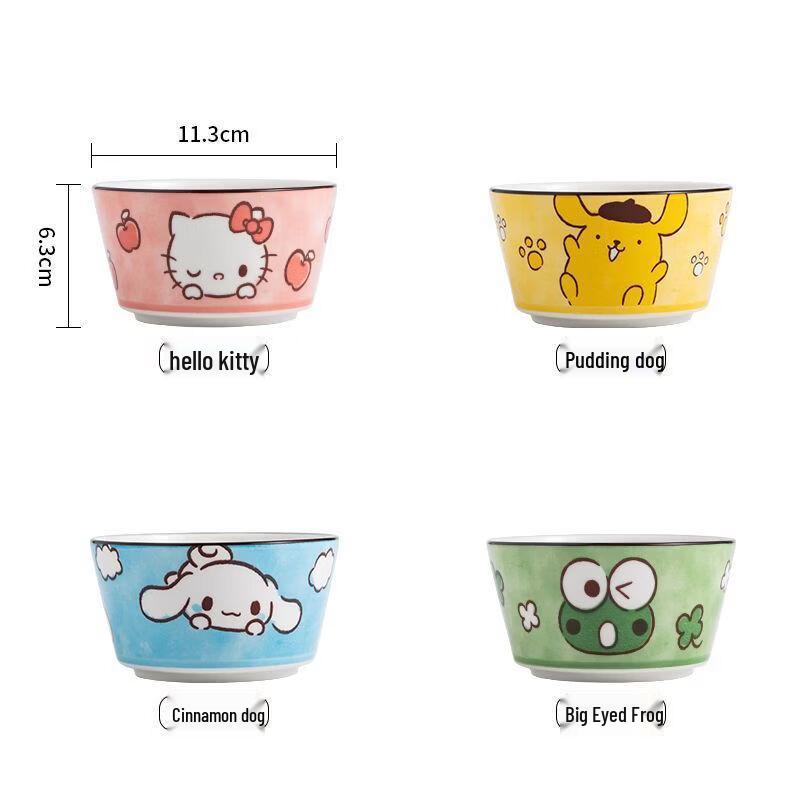 Abay Cartoon Ceramic Soup Bowls