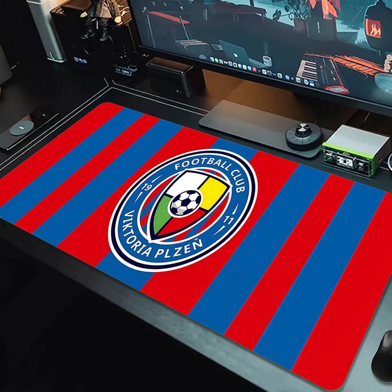 Viktoria Plzen FC Color Mouse Pad Large Gaming Table Cushion Non-slip Laptop Tablet Big Mousepad XXL Mat Mini PC Playmat With Lock edge