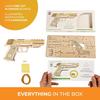 Ugears Handgun 70047 Wooden Puzzle Craft Model No Glue or Tools Required Adults and Children Wolf-01 - -