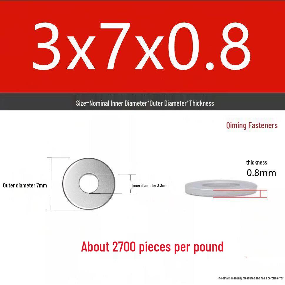 4.8 Grade Galvanized Iron Flat Washer, M3-M40 Oversized Metal Hole Gasket.