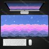 Light Pink Skyscape Mouse Pad Cute Aesthetic Xxl Kawaii Clouds Women Desk Pads Anime Pc Gamer Computer Mat Office Rubber Carpets