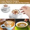 Fresh Latte Art Milk Frothing Pitcher,600Ml(20Oz) Stainless Steel Steaming Pitcher For Coffee Cappuccino