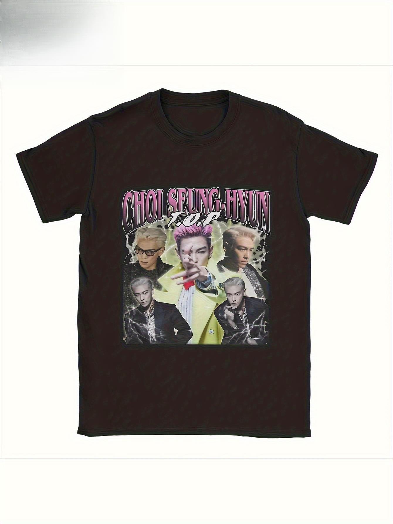 Men s & Unisex K-Pop Choi Seung-Hyun (also known as X1) Inspired T-Shirt - CHOI SEUNG-HYUN Graphic Tee XXXL