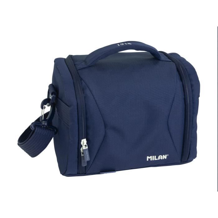 Sac Isotherme Porte-repas - MILAN - Série 1918 - 5 Litres - Bleu Marine - Intérieur Isolant Thermique