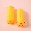 1pc Silicone Pencil Case Cute Piggy Panda Tiger Soft Pen Container Creative Ruler Holder Stationery Box Children Gifts Pouch Bag