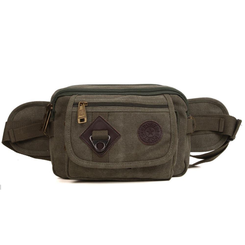 

Многофункциональная уличная поясная сумка большой вместимости, дорожная нагрудная сумка, поясная сумка для альпинизма, мужская зелёный