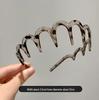 2024 New Versatile Korean Style Non-Slip Toothed Headband: Perfect for Frizzy Bangs, Outings, and Face Washing