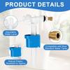1/2 Brass Thread Side Entry Toilet Fill Valve Air Gap Anti-backflow Toilet Flush System Spare Part